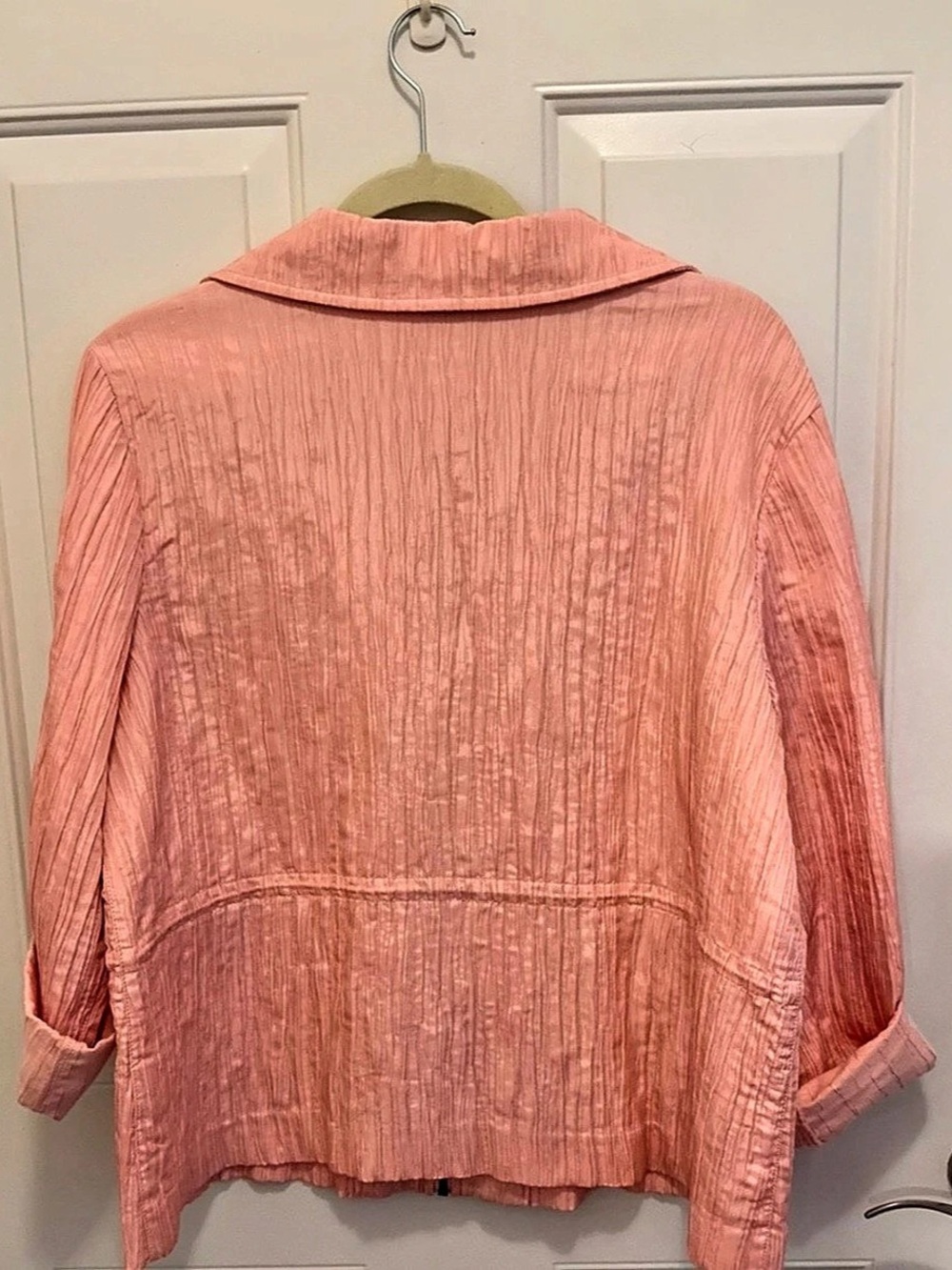 Ruby Rd. Pink Utility Jacket Size 16P Like New - Picture 2 of 3